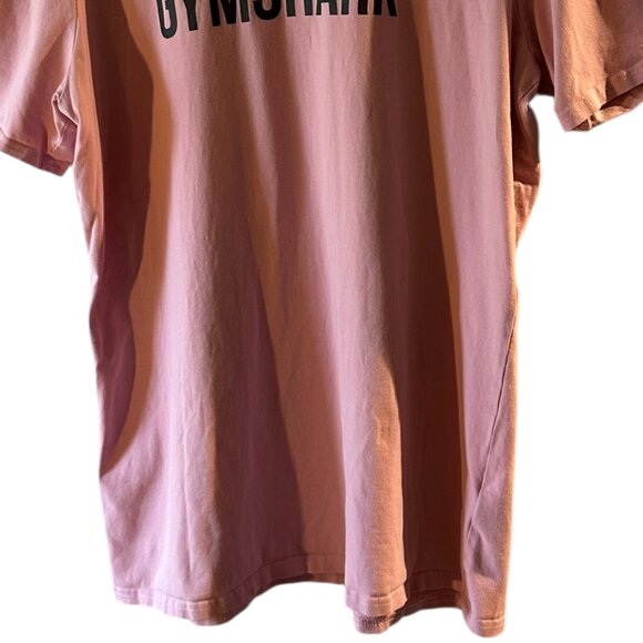 Gymshark Men's Bubble Gum Pink Slim Fit Short Sleeve Apollo T-Shirt Size XL - Picture 3 of 9